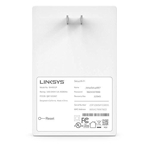 Linksys Velop Mesh WiFi Extender: Wall Plug-In - Image 3