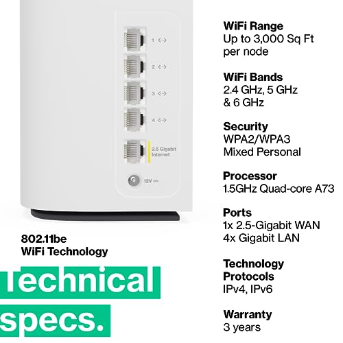 Linksys Velop Pro 7 WiFi Mesh System MBE7003 - Image 4