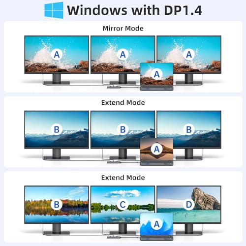 LIONWEI USB C Docking Station Dual Monitor - Image 3
