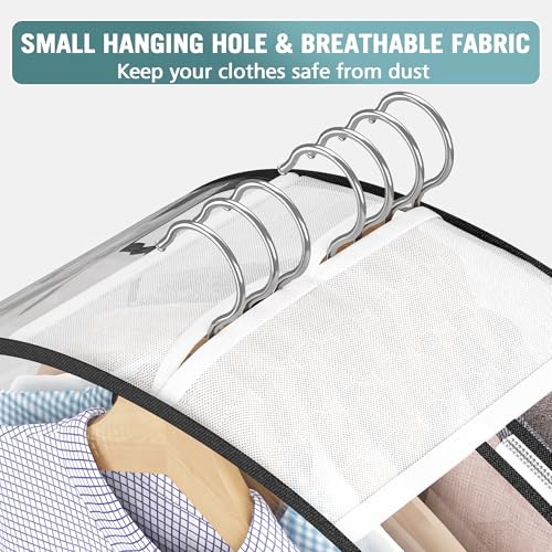 Liuoud Clear Garment Bags For Hanging Clothes - Image 5