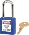 Master Lock Lockout Tagout Safety Padlock, Blue