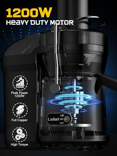 Loilat 1200W Juicer With 3" Feed Chute - Image 3