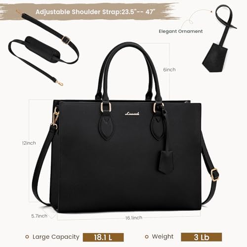 LOVEVOOK Laptop Bag For Women 15.6 Inch - Image 2