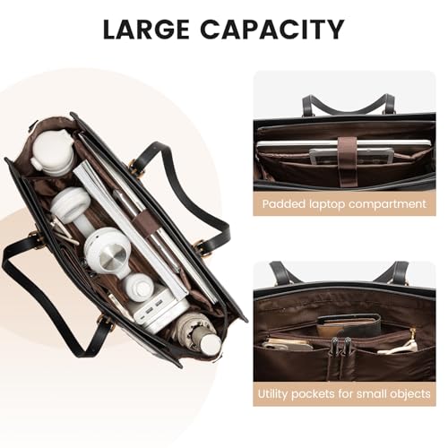 LOVEVOOK Laptop Bag For Women 15.6 Inch - Image 4