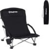 KingCamp Low Folding Portable Beach Chairs With Headrest