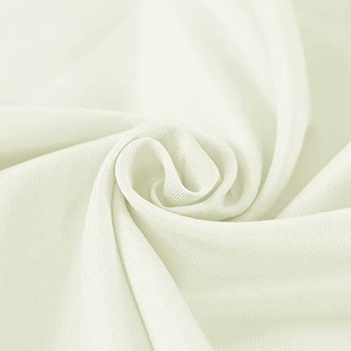luccido Ivory Round Tablecloth 120 Inches Pack - Image 3