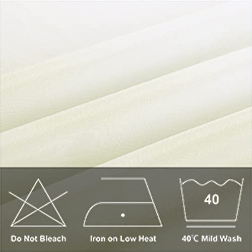 luccido Ivory Round Tablecloth 120 Inches Pack - Image 4