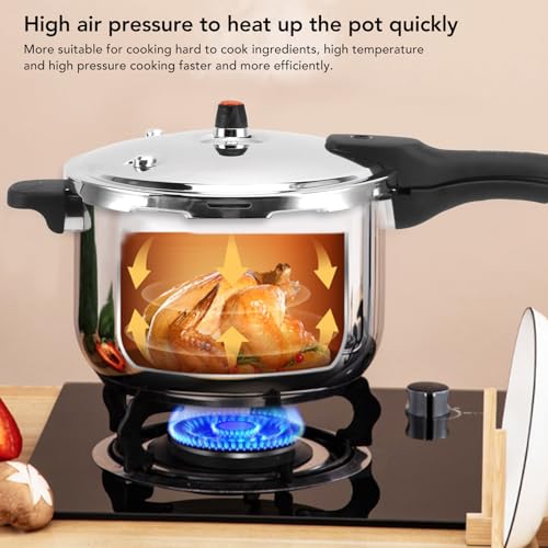 LUCKDANO Stainless Steel Multifunctional Pressure Cooker (2L) - Image 3
