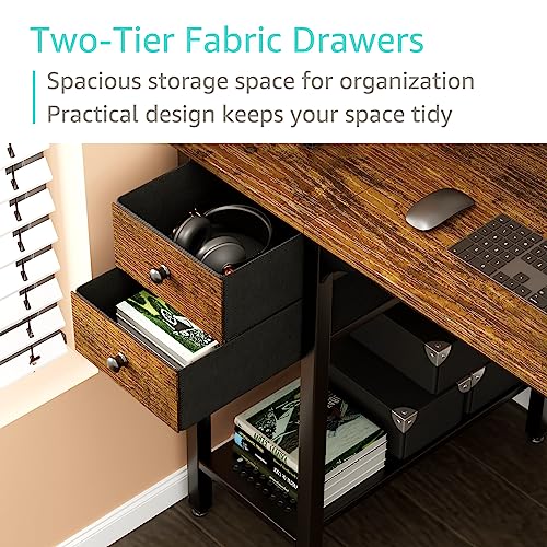 Lufeiya Computer Desk With Drawers - 40 Inch - Image 5