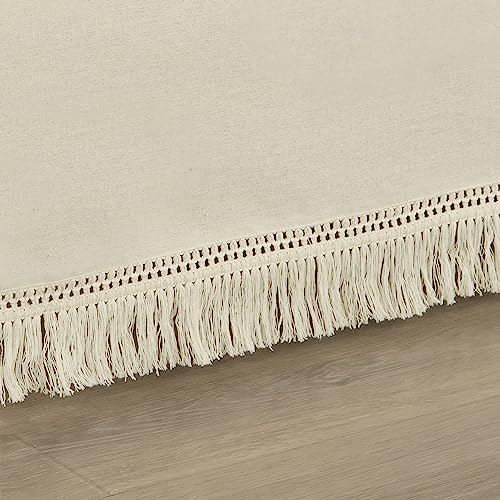 Lush Decor Boho Fringe Tailored Drop Bedskirt, Queen - Image 3