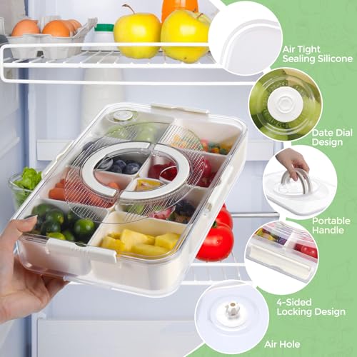 LUXEAR Divided Serving Tray With Lid - Image 4