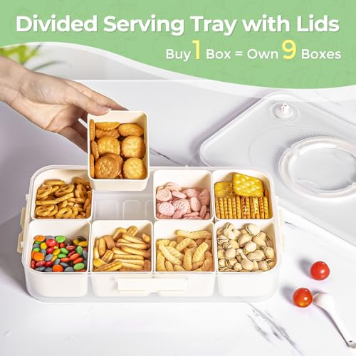 LUXEAR Divided Serving Tray With Lid - Image 2