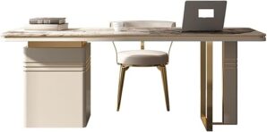 MBNVBNM Luxurious Slate Minimalist Office Desk