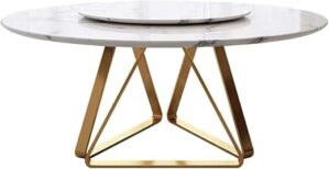 FJVJBNN Luxury Marble Dining Table Set With Chairs