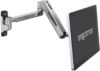 Ergotron LX HD Sit-Stand Monitor Arm, Polished Aluminum