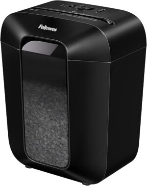 Fellowes LX41-DB 8-Sheet Micro-Cut Shredder