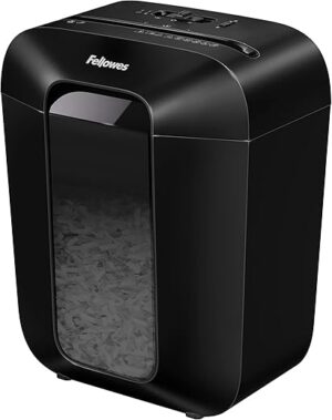 Fellowes LX50-DB 9-Sheet Cross-Cut Shredder