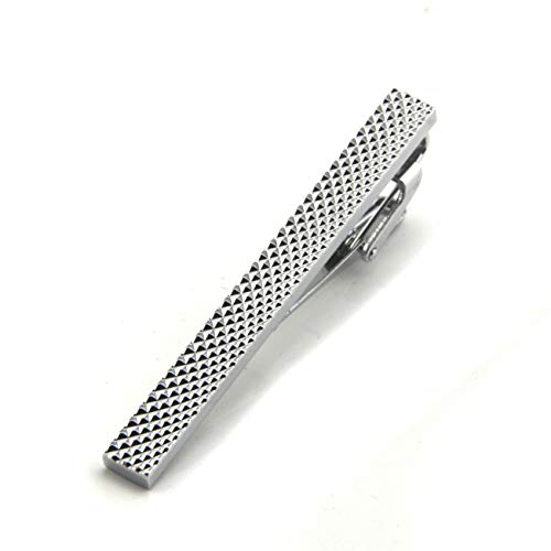 Lystaii Tie Tack Pins Silver Necktie Clips Set - Image 2