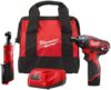 Milwaukee M12 12-Volt Cordless Ratchet & Screwdriver Kit