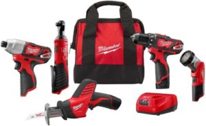 Milwaukee M12 12V Cordless 5-Tool Combo Kit