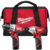 Milwaukee M12 Combo Drill/Impact W/2 Bat