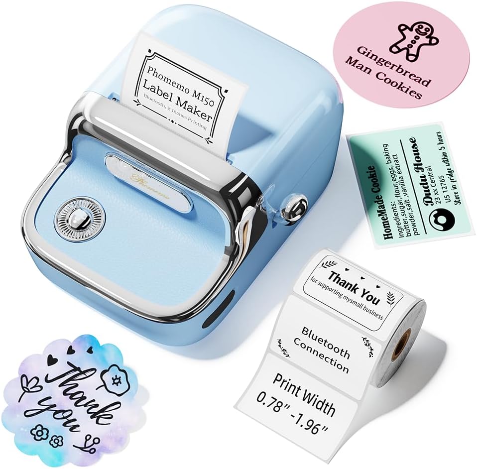 Phomemo M150 Bluetooth Thermal Label Printer