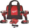 Milwaukee M18 Compact Brushless 2-Tool Combo Kit