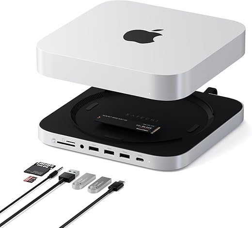 Satechi Mac Mini Hub & Stand With SSD Enclosure
