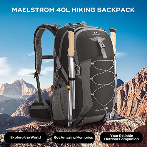 Maelstrom 39L Waterproof Hiking Backpack With Rain Cover - Image 5