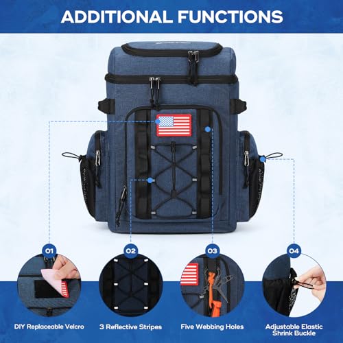 Maelstrom Backpack Cooler, 35 Can Insulated Bag - Image 5
