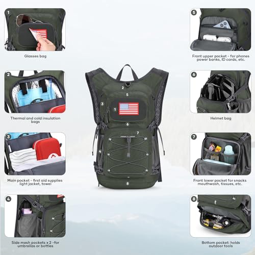 Maelstrom Hydration Backpack With 3L Water Bladder - Image 2