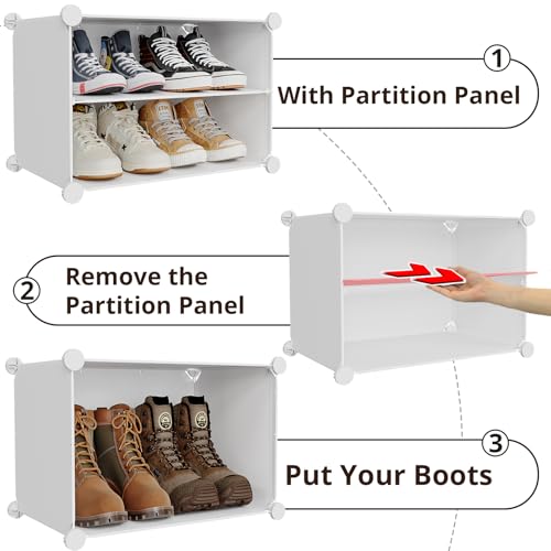 MAGINELS 10-Tier Expandable Multi-Functional Shoe Rack - Image 5