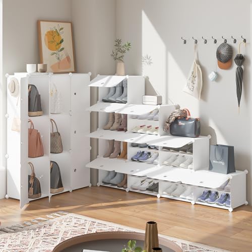 MAGINELS 72 Pair Shoe Rack Organizer Cabinet - Image 4