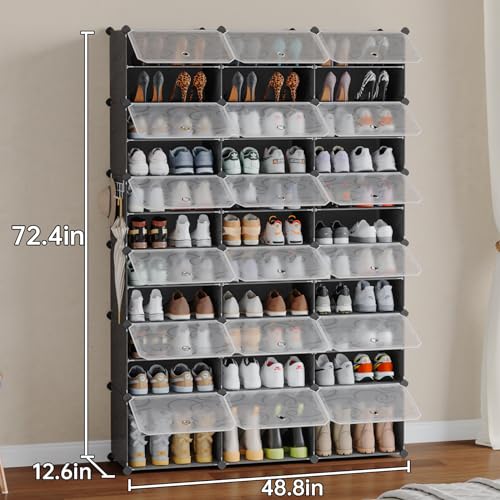 MAGINELS 72-Pairs Shoe Storage Organizer Cabinet - Image 3