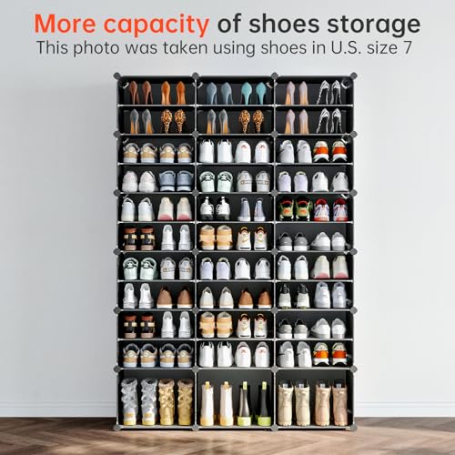 MAGINELS 72-Pairs Shoe Storage Organizer Cabinet - Image 4