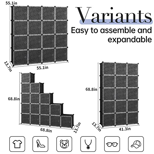 MAGINELS Cube Storage Organizer, Portable Plastic Cabinet - Image 3