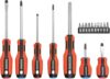 BLACK+DECKER Magnetic Screwdriver Set, 17-Piece (BDHT65003)