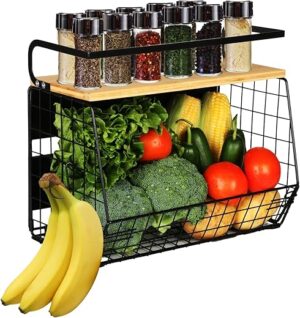 Ofiray-home Magnetic Shelf For Fridge With Lid