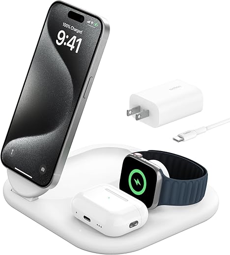 Belkin MagSafe-Compatible 3-in-1 Foldable Charger