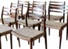 lianBangSeaHorse Mahogany Paper Rope Dining Chairs