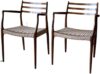lianBangSeaHorse Mahogany Vintage Armchairs For Dining Room