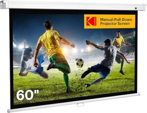 KODAK Manual Pull-Down Projector Screen 60