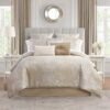 Waterford Maria 6PC King Comforter Set, Beige