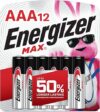 Energizer Max AAA Batteries (12 Pack)