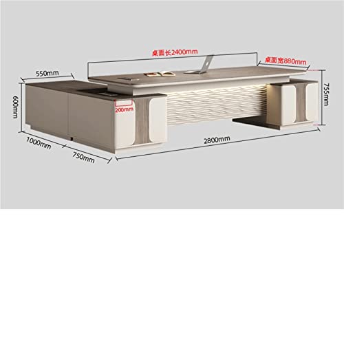 MBNVBNM Office Desk Luxury Furniture Table Set - Image 3