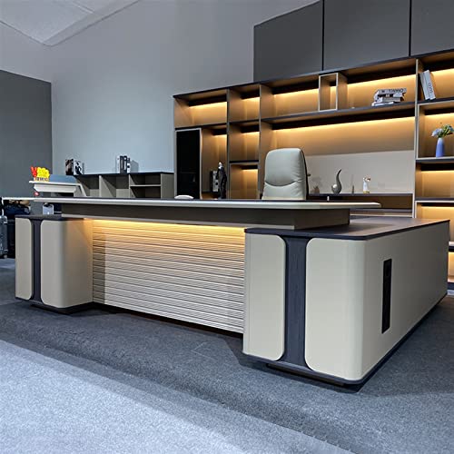 MBNVBNM Office Desk Luxury Furniture Table Set - Image 4