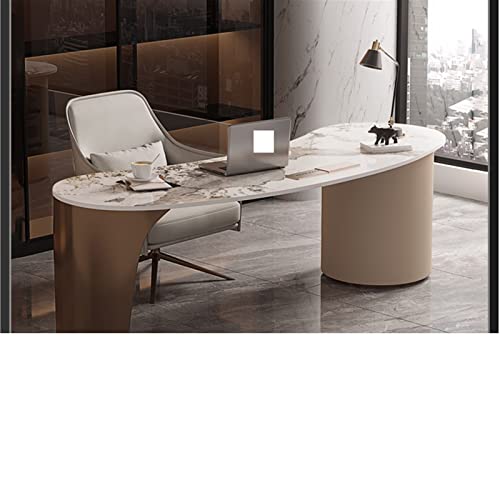 MBNVBNM Slate Marble Minimalist Office Desk - Image 4