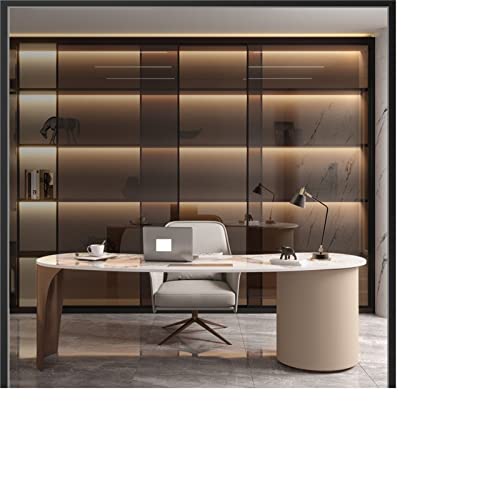 MBNVBNM Slate Marble Minimalist Office Desk - Image 2