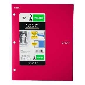 Mead Folder With Stay-Put Tabs, Plastic (38060) - Image 2