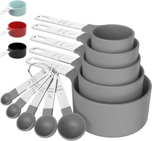 TILUCK Measuring Cups & Spoons Set, Stackable